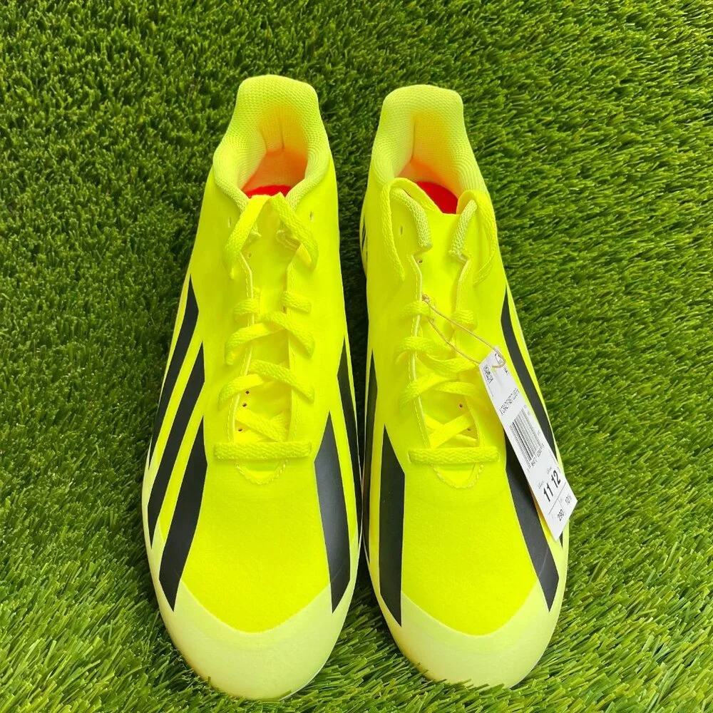 Adidas X Crazyfast Club FxG Mens Size 11 Yellow Black Running Soccer Cleats_5